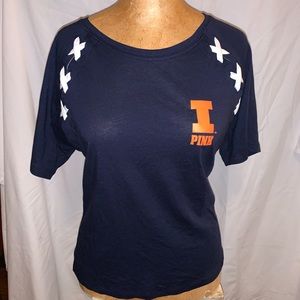 PINK University of Illinois T-Shirt - NWT